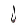 Versace Jeans Couture Stile Barocco Fibbia Dorata Mini Borsa a Spalla Donna Borsa a Spalla Nera 71VA4BF2-71880-899