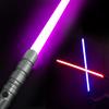 YDD Jedi Sith Aluminum Handle LED Lightsaber with 16 Color Battle Ready Switching, (Gray Handle)