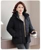 Women’s Short Detachable Hood Windproof Thicken Warm Winter Jacket