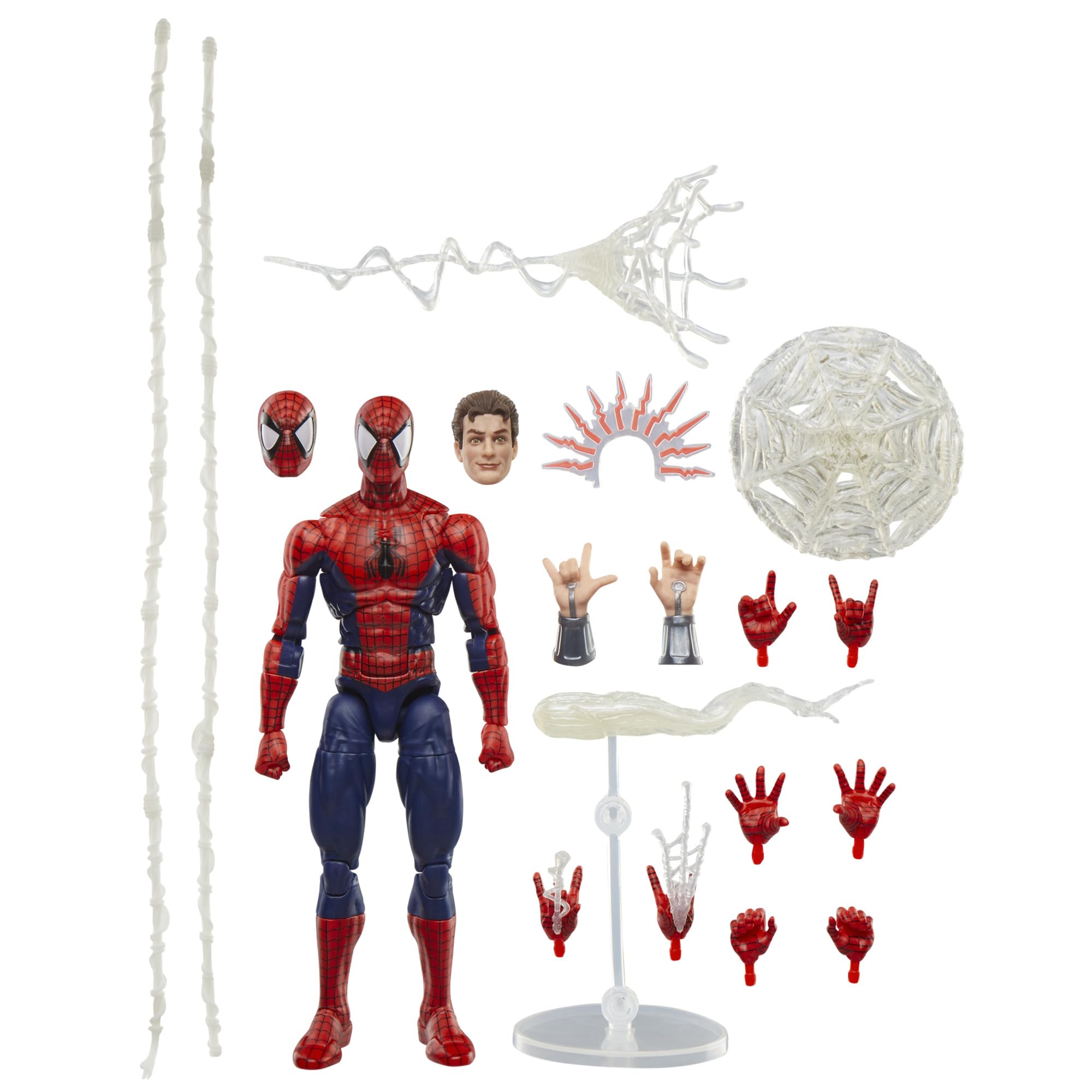 

Hasbro Marvel Legends Серия Maximum Человек-Паук, Делюкс Коллекция комиксов Человек-Паук 15 см Фигурка на шарнирах, Отличная артикуляция, Отличные аксессуары G0594