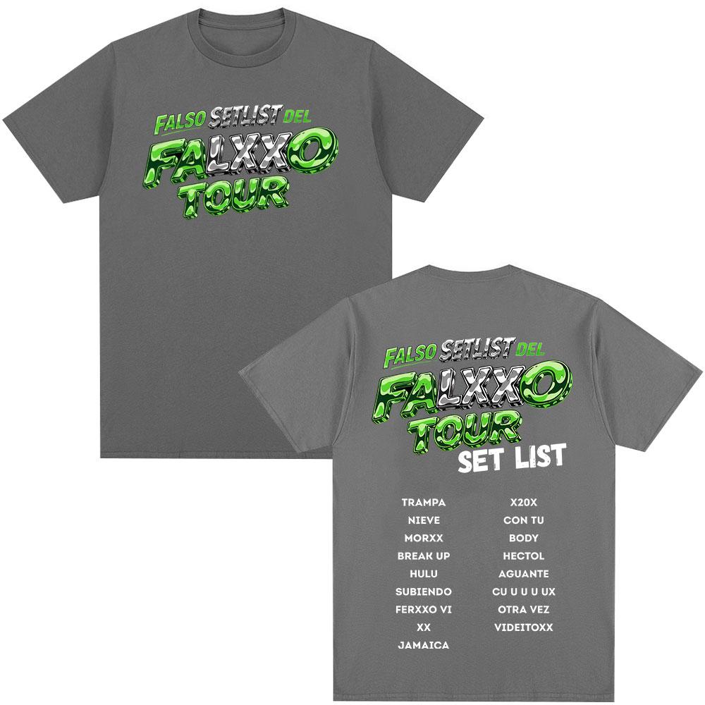 Rapper Feid Ferxxo 2026 Tour Tshirt Unisexs Women Clothing Fashion Hip Hop Tshirts Cotton Casual Comfort Short Sleeve Tee Shirts