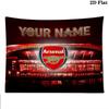 Arsenal F Custom Name Wall Tapestry Aesthetic Wall Hanging Printed Fabric Blanket Decorative Tapestries for Bedroom Living Room Home Decor
