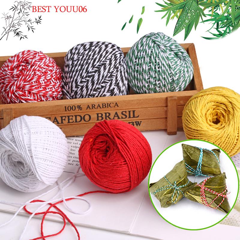 (YOUU06)1Roll 70M Cooking Tools Butcher's Cotton Twine Meat Prep Trussing Turkey Barbecue Strings Meat Sausage Tie Rope Cord