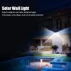 Solar Wall Light with 3 Lighting Modes, 118 LED with Motion Sensor, Garden Security Lamp, Energy Saving for Outdoor, Front Door, Yard,