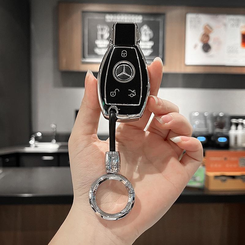 Mercedes-Benz Key Case: Compatible with C260L, E300L, A200L, C/E-Class, GLC, GLE350, GLA - Unisex Design
