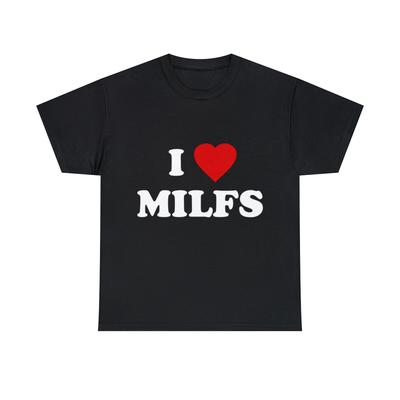 Koszulka z grafiką I Love MILFs, S-5XL