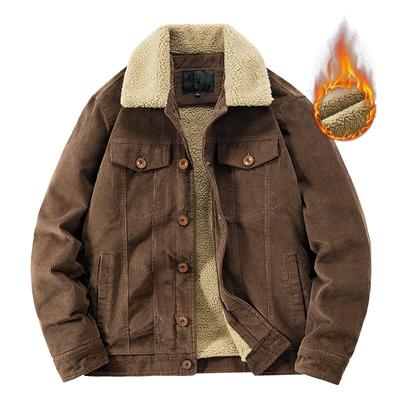 Chaqueta con cuello vuelto a la moda, chaqueta Bomber para hombre, cazadora para hombre, chaquetas gruesas, abrigo, ropa para hombre, chaqueta de herramientas informal