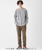 [CLIFMEYER] Honeycomb Waffle Long-Sleeve T-Shirt for Men, X-LARGE, Gray