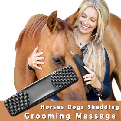 Original For Horses Dogs 6-in-1 Shedding Grooming Massage