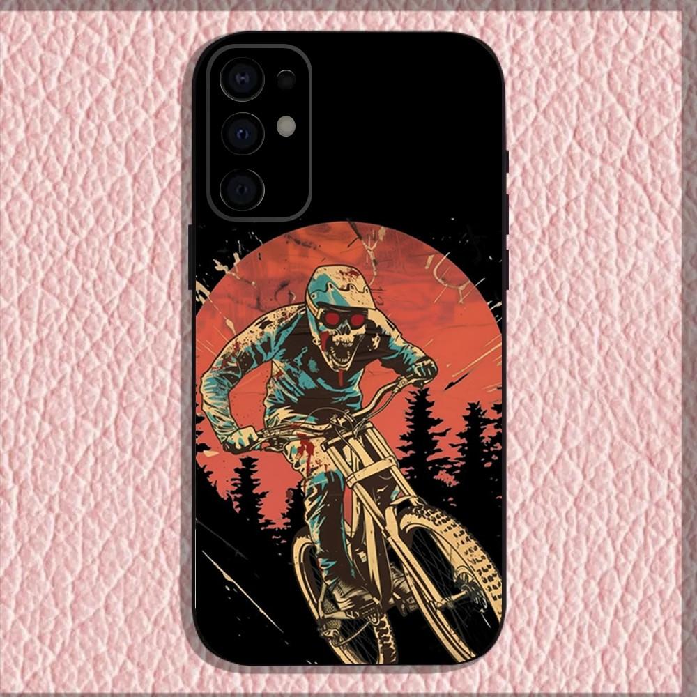 T-Tour De France Bicycle Exercise Phone Case For Samsung S25,S24,S21,S22,S23,S30,Ultra,S20,Plus,Fe,Lite,Note,10,9,5G Black Cover
