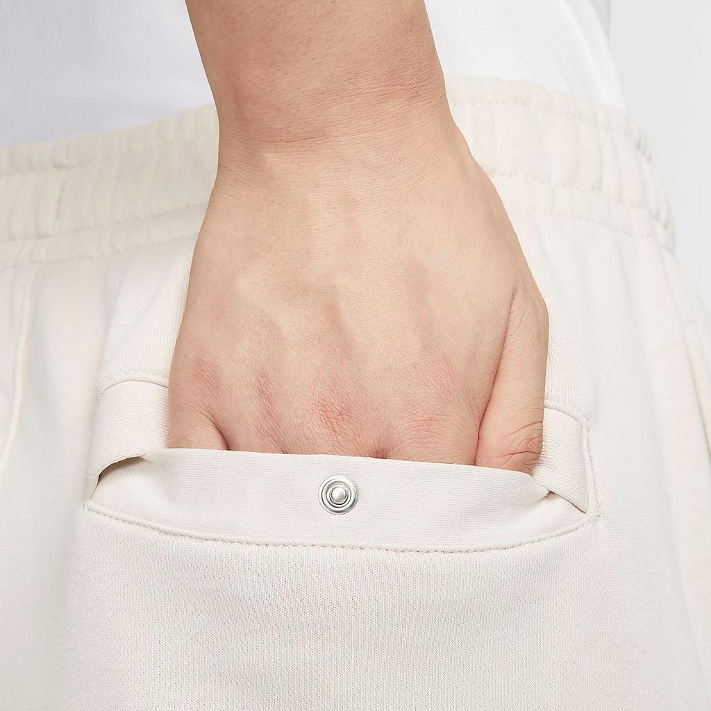 Nike Sportswear Club Solid Soft Comfortable Versatile Straight Leg Casual Pants Men bottoms Light-Red-Brown White BV2714-104