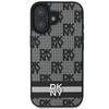 Dkny Dkhcp16Spcptssk Iphone 16 6.16.1 Czarny/Black Hardcase Checkered Pattern & Printed Stripes
