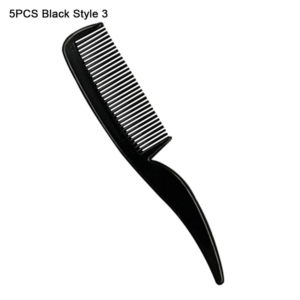 

5pcs Cute Plastic Comb 9cm/10.3cm/7.5cm Doll Mini Comb BJD Doll/1/3 1/4 1/6 1/8 Doll Black-Style 3