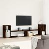 TV Cabinets 2 Pcs Smoked Oak 100 X 30 X 50 Cm Engineered Wood