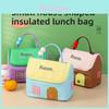 Small House Large Capacity Insulated Lunch Bag With Waterproof Handle For Camping And Picnics