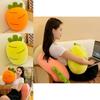 Soft Carrot Plush Toy Cartoon Vegetable Stuffed Pillow Creative Fluffy Doll Pink/orange/yellow/red 28/40/60/80cm