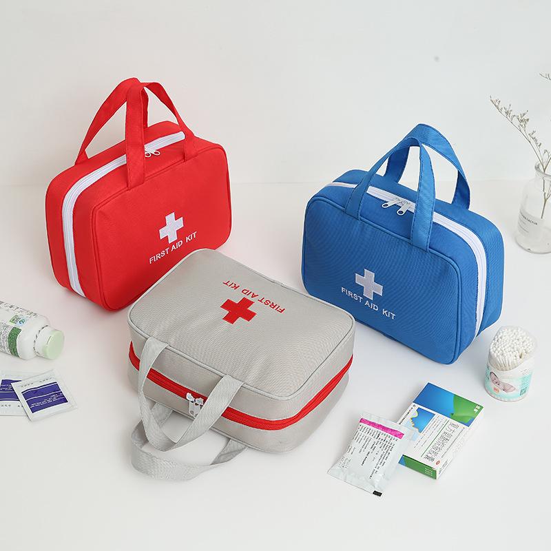 Portable Children's First Aid and Health Bag – Extra Large Size for Home and School