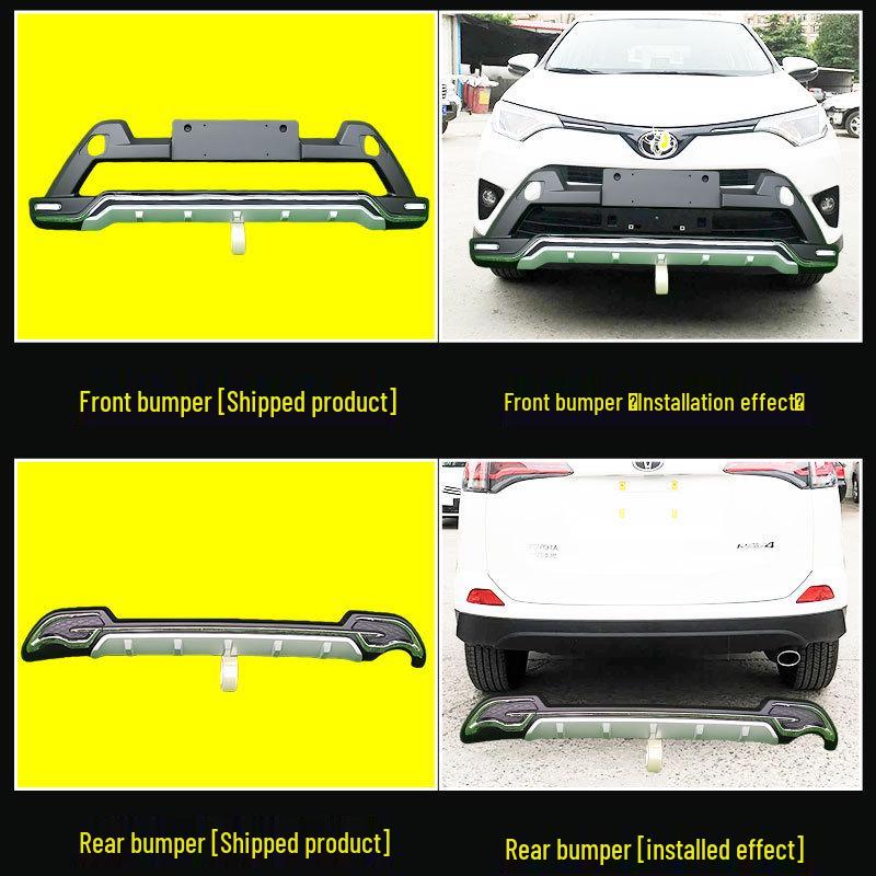 RAV4 2016-2019 Front & Rear Bumper Guard Decorative Accessories