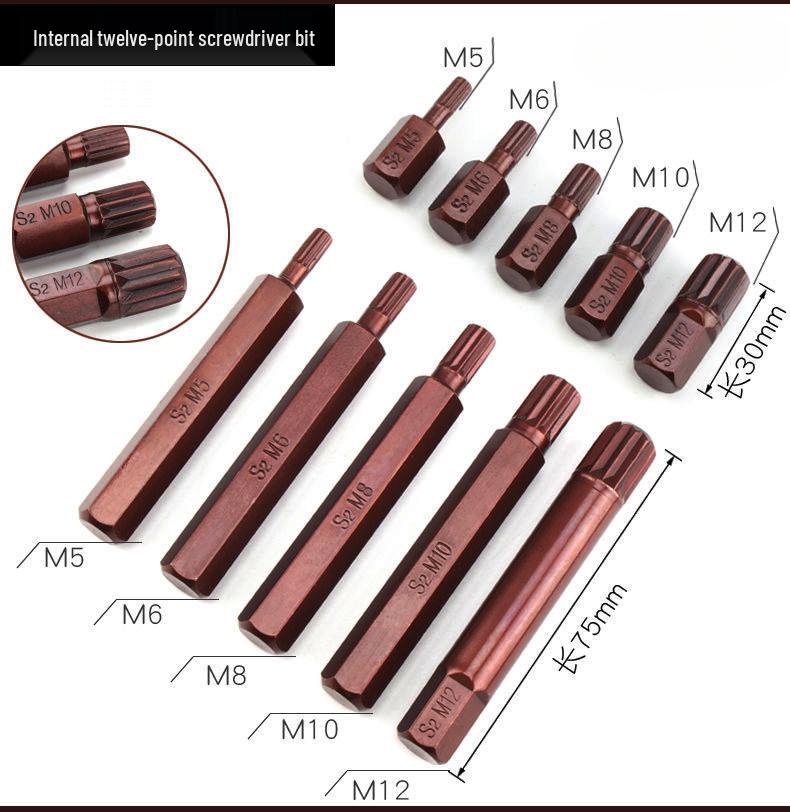 40-Piece Torx & Hex Star Bit Set for Auto Repair & Car Maintenance