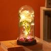 New Eternal Flower Acrylic Cover Rose Gift Flower Led Night Light Decorative Ornament Spot