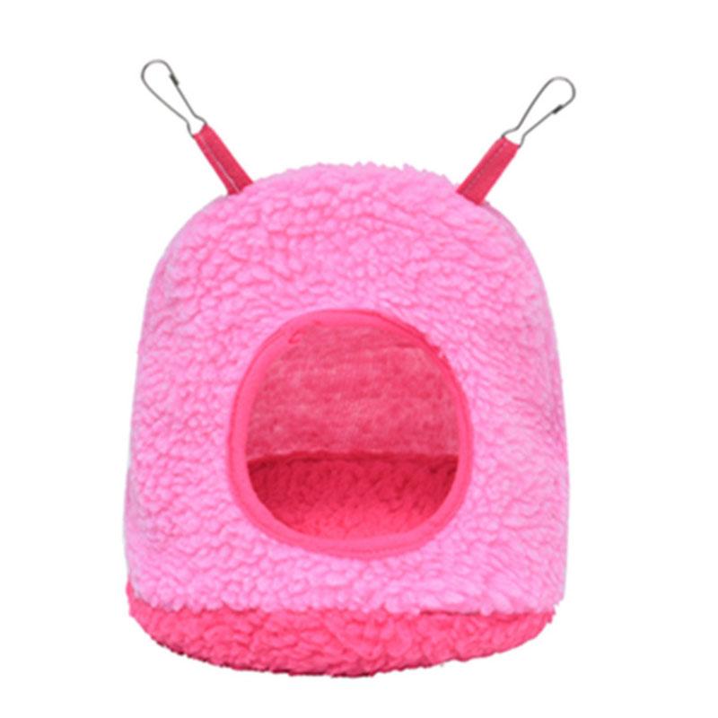 Winter Warm Vogel Papagei Nest Haus Polarfleece Wellensittich Hängematte Kleintier Hängende Schaukelbett Höhle Vögel Käfig Zubehör Oiseaux