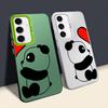 Cute Cartoon Panda Case for Samsung Galaxy A55 A51 A56 A26 A36 A73 A54 A52 A53 A71 A72 A35 Soft Shell