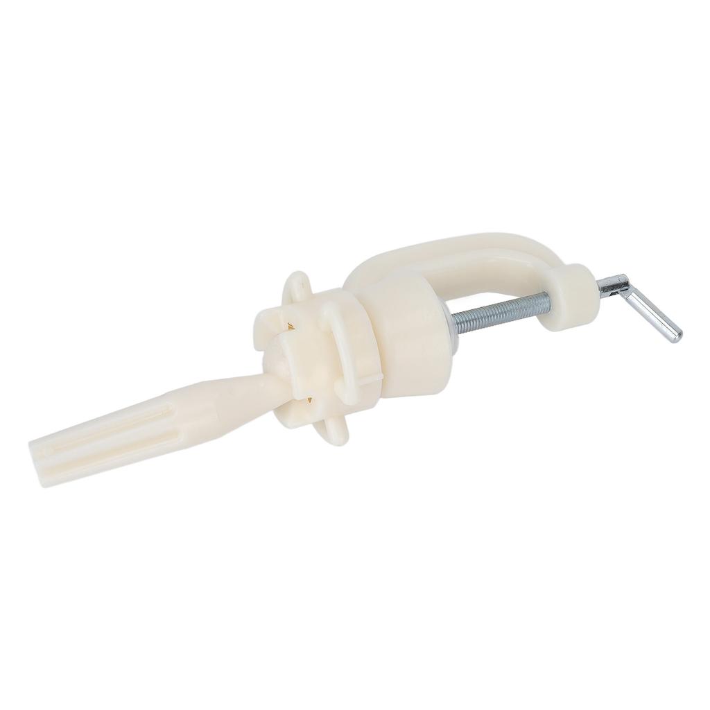 Mannequin Head Stand Height Adjustable 90 Degree Rotation Wig Head Clamp Holder for Hair Salon