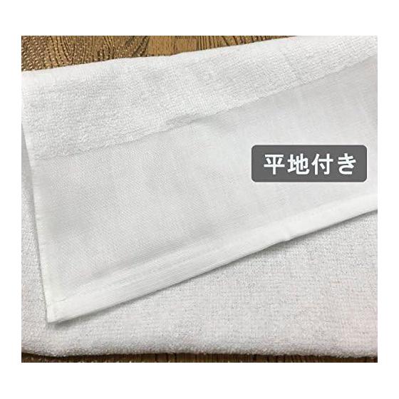 Made in Japan 120 Momme Face Towel, Set of 12, White, 29x81cm, Thin, For Dressing, Water Absorbent, Quick Drying, Compact