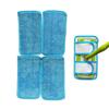 4Pcs Replaceable Microfiber Mop Pads Reusable Flat Mop Pads Universal Mop Cloths  Home Use