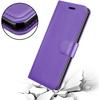(Purple) Samsung Galaxy A03 Case Leather Wallet Phone Cover