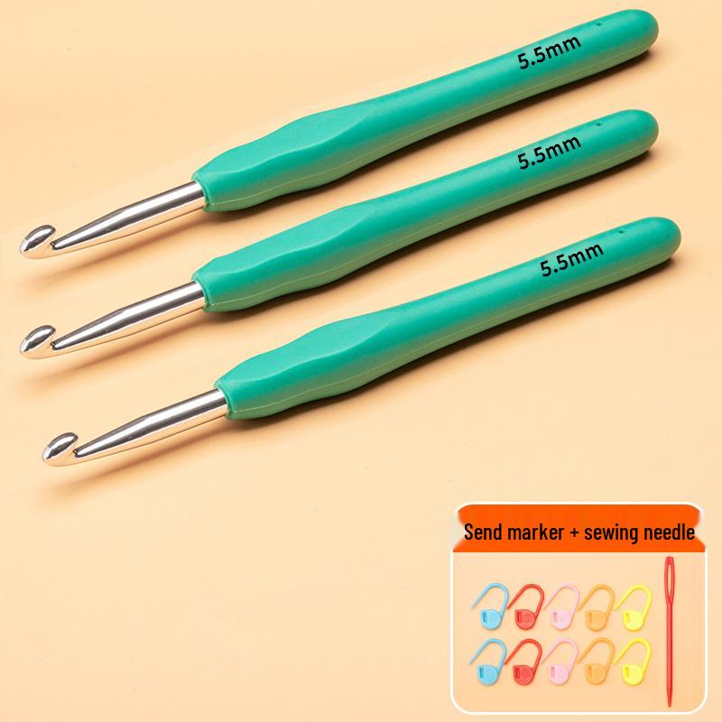 Handmade Crochet Tool Set: Yarn, Hooks & Knitting Doll