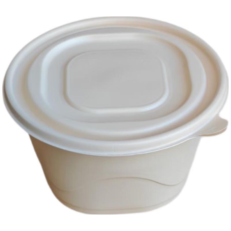 Compostable Round Food Containers with Lids