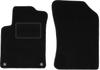 Zwarte vloermatten voorin: Citroën C3 II hatchback (2009-2016)