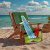 Custom Name Ultra-Soft Beach Towel with In the Night Garden Theme,Ideal for Pool - Camping, Diving - Perfect Travel Essential, Vibrant Beach Towel.