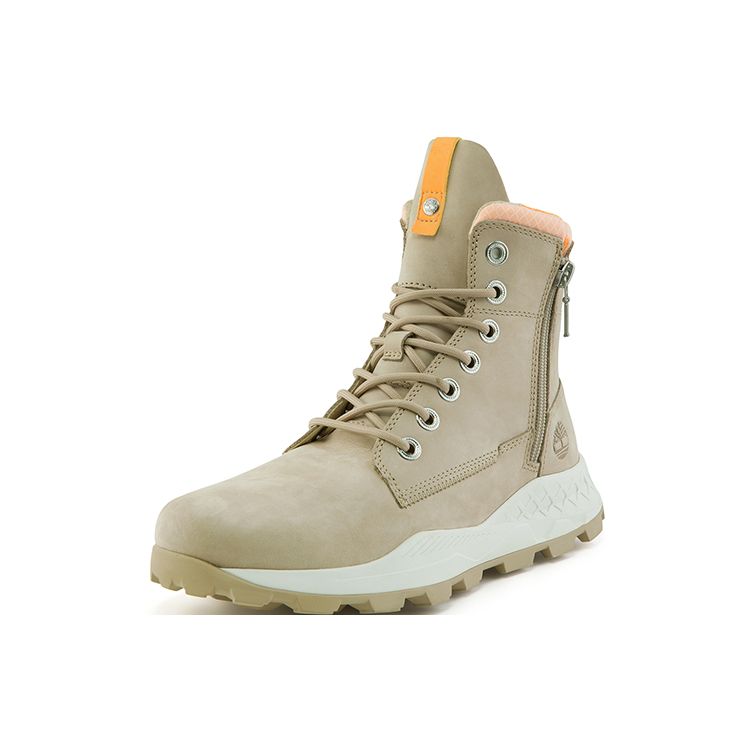 Timberland Brooklyn Series Versatile Work Short Boots Outdoor Men boots Light-Brown A2HUV