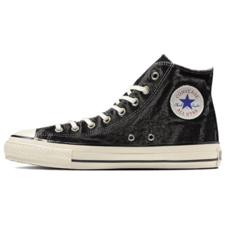 

Converse All Star Aged Denim Hi Lace-Up Versatile High-Top Canvas Sneakers Unisex Sneakers Black Gray 31310980 40