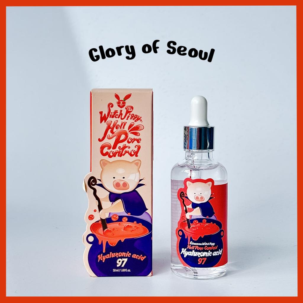 

ELIZAVECCA Witch Piggy Hell Pore Control Serum formulated with 97% Hyaluronic Acid 50 ml