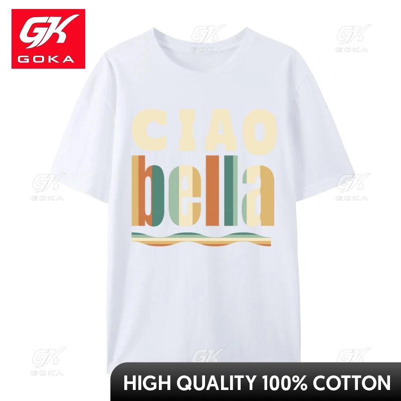 Vintage Bella Group Party Tops Tees Camisa Cotton Unisexs TShirt Party Top TShirts Brand New Wholesale S