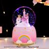 Crystal Ball 8-Note Music Box with Snowflakes and Light-Up Feature – Ideal Birthday Gift for Girls, Children, and Best Friends