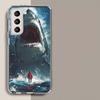 The Mouth of the Deep Sea Evil Shark Phone Case For Samsung A16 A26 A36 A56 A17 A15 A25 A35 A55 A14 A24 A34 A54 A04S A05S Galaxy
