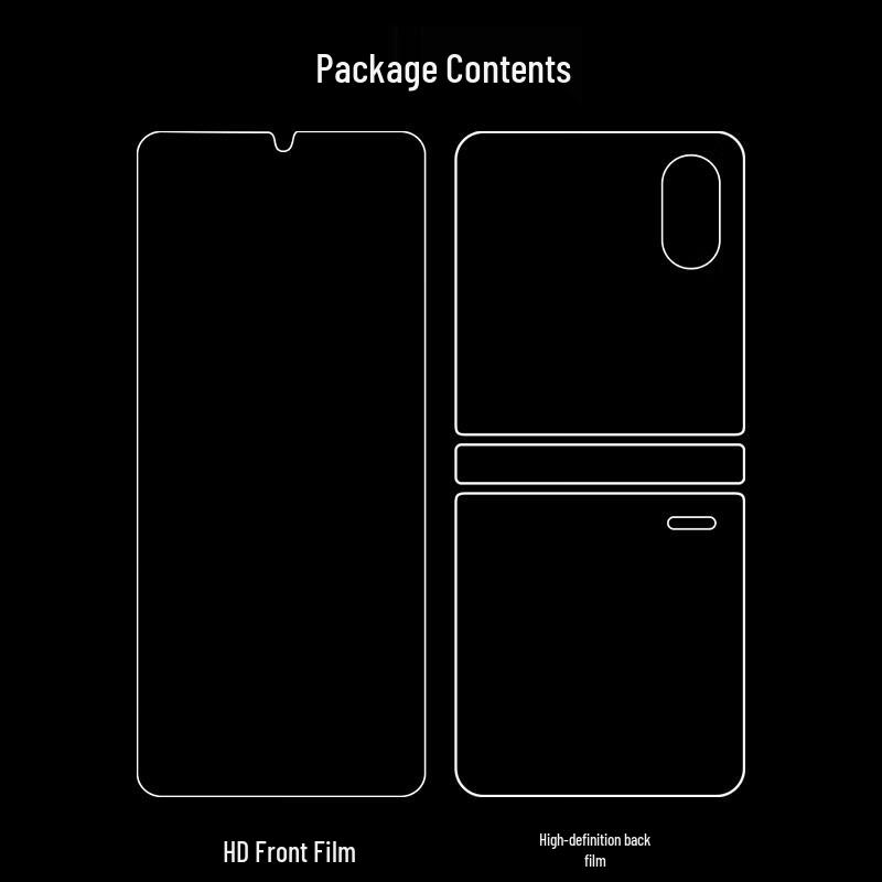 Smorss Honor Magic V Flip2 Hydrogel Screen Protector Set