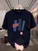 2026 Spring and Summer Trendy and Cool Letter HEY Printed Short Sleeved Tshirt Personalized Street Style Casual Top