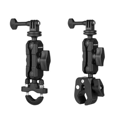 Adjust Camera Mount Stable & Reliable Camera Bracket Easy To Use Handlebar Mount Plastic Enjoy Clear Videos & Photos