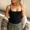 Top Canotta Sottile Estate Seta di Latte Ragazza Sensuale - Abbigliamento Donna Stile Europeo e Americano