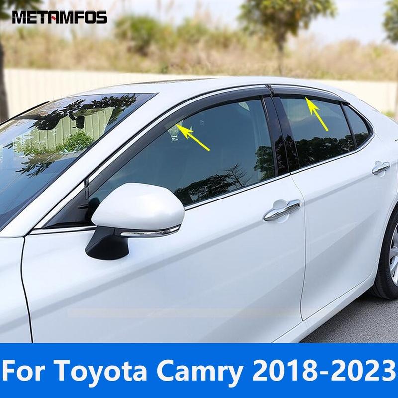 

For Toyota Camry 2018- Window Visor Wind Deflector Sun Shade Rain Guard Shield Awning Shelter Accessories Car Styling