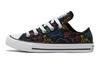 Chuck Taylor All Star Abrasion Resistant Low Top Kids Canvas Shoes Black Green Multicolor 672372C