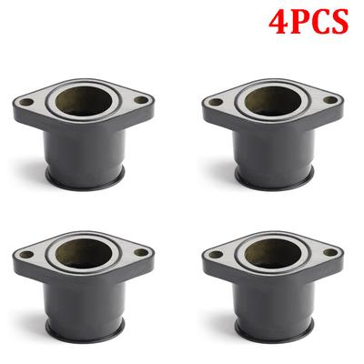 4PCS Motorcycle Carburetor Interface Gum For Yamaha YFM400A YFM400F YFM450FX Parts Joint Intake Manifold Boot Adapter
