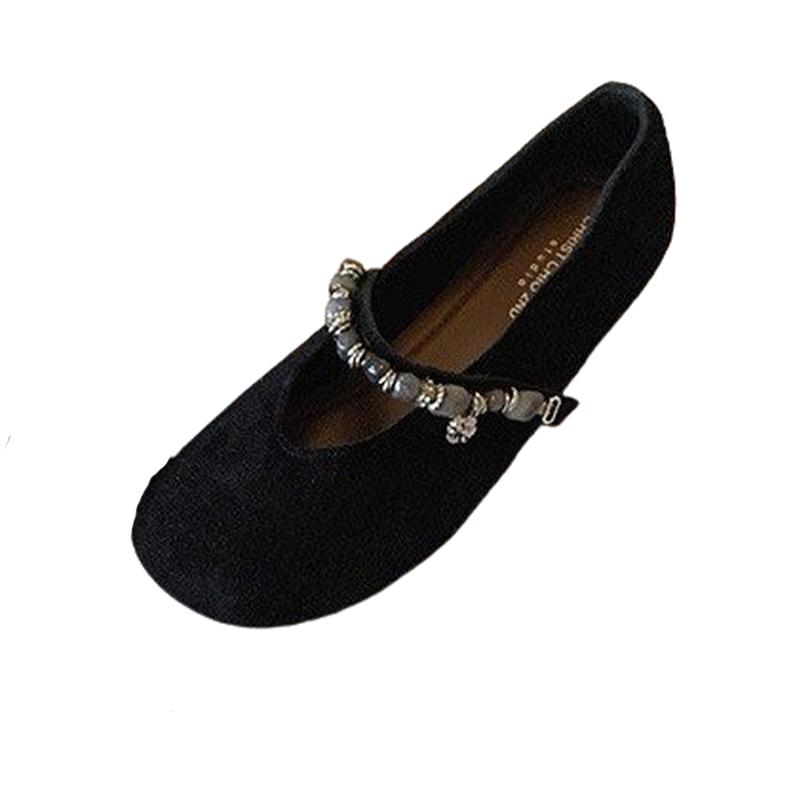 Fashion Loafers Shoes Woman Flats Shallow Fashion Dress Sport Shoes Suede Casual Woman Sandals 2025 Autumn New Designer Chaussure Femme