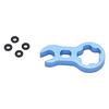 Tire Valve Extender Kit Tube French Valve Stem Extension Aluminium Alloy for Road   Bike