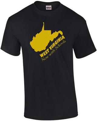 West Virginia - Now with Sckools - West Virginia T-Shirt